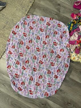 Little Sleepies Lavender Ariel Print Standard Size Crib Sheet